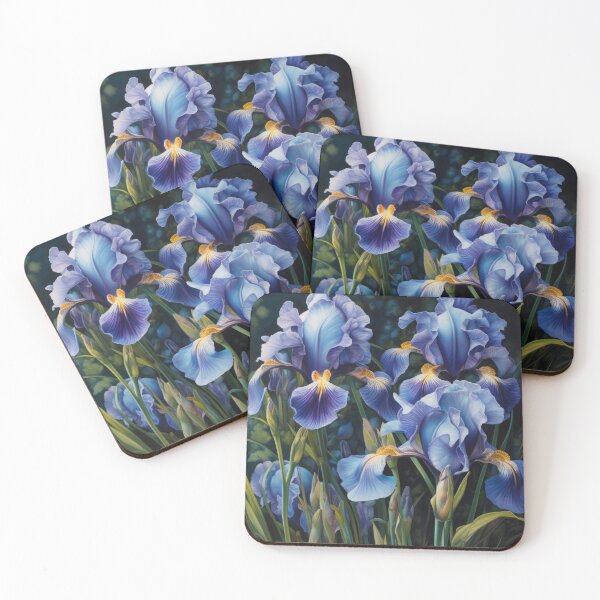 Item preview, Blue Irises  designed and sold by Vanover Designs.