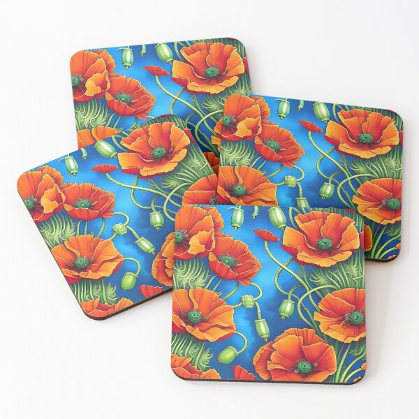 Item preview, Beautiful Orange Poppies designed and sold by LyndiiLoubie.