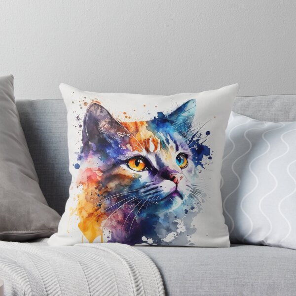 Item preview, Watercolor Cat designed and sold by AxeWave.