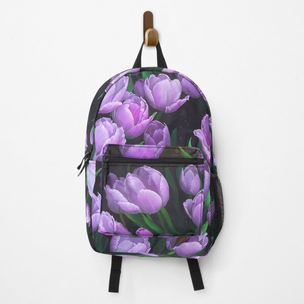 Item preview, Purple Dreams - Purple Tulip Meadow Art designed and sold by pinimgart.