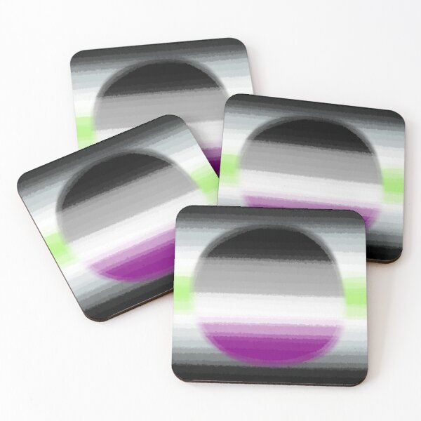 Aperçu de l'œuvre Watercolor Agender Asexual Pride Flag créée et vendue par Sum-Thangs.