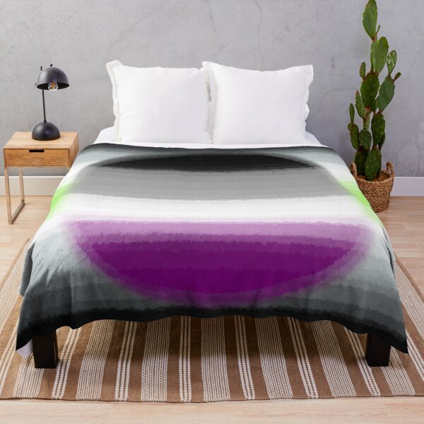 Aperçu de l'œuvre Watercolor Agender Asexual Pride Flag créée et vendue par Sum-Thangs.