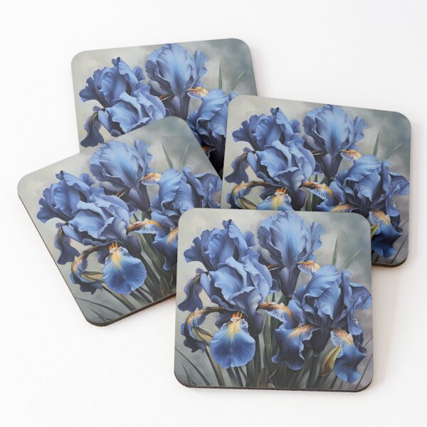 Item preview, Blue Irises  designed and sold by Vanover Designs.