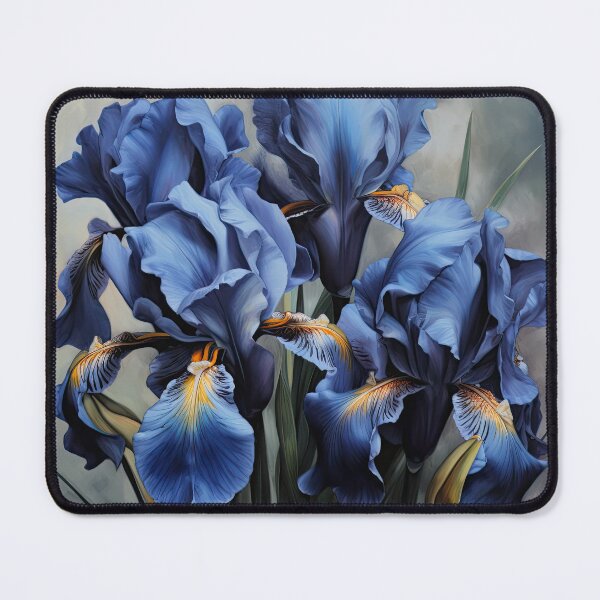 Item preview, Blue Irises  designed and sold by Vanover Designs.