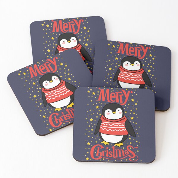 Item preview, Merry Christmas Cute christmas penguin  designed and sold by Yarafantasyart.