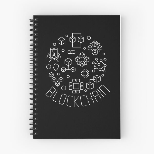 Item preview, Blockchain modern thin line round design for crypto-currency investment lovers and block-chain fans   designed and sold by venomousvector.