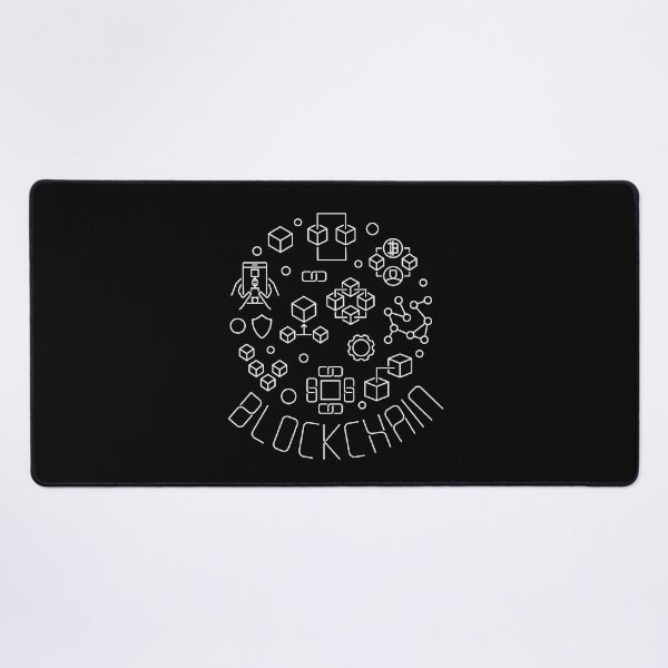 Item preview, Blockchain modern thin line round design for crypto-currency investment lovers and block-chain fans   designed and sold by venomousvector.