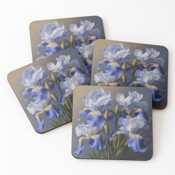 Item preview, Blue Irises  designed and sold by Vanover Designs.