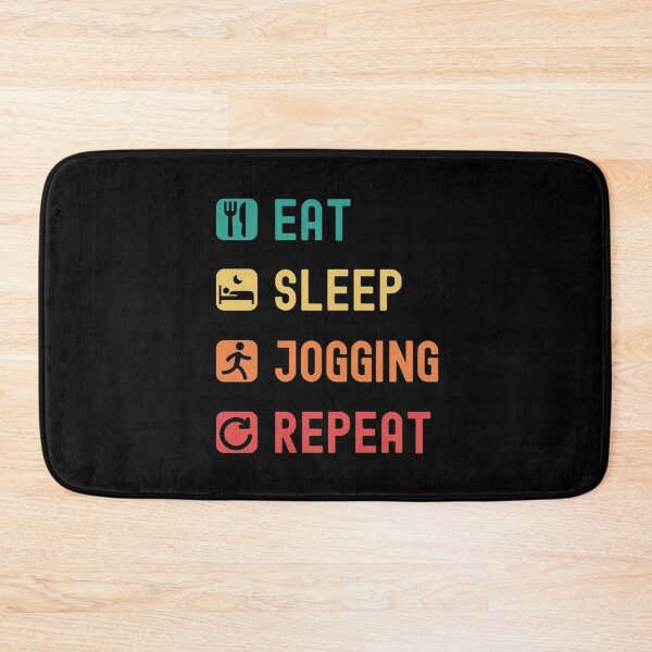 Item preview, Eat, sleep, jogging, repeat designed and sold by Gerald Waters.