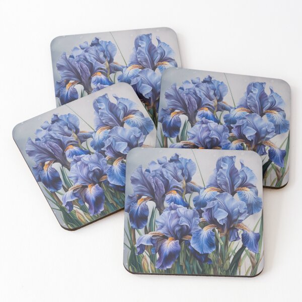 Item preview, Blue Irises  designed and sold by Vanover Designs.