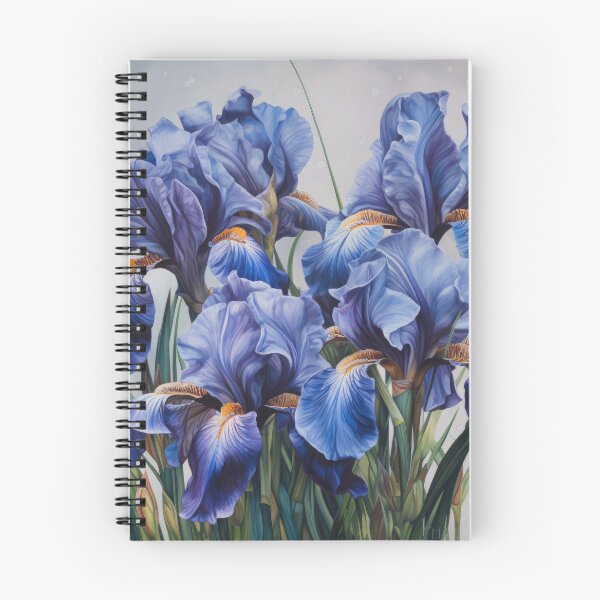 Artikelvorschau, Blaue Schwertlilien entworfen und verkauft von Vanover Designs.