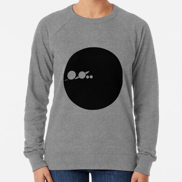 Solar Scale Minimalism Lightweight Sweatshirt