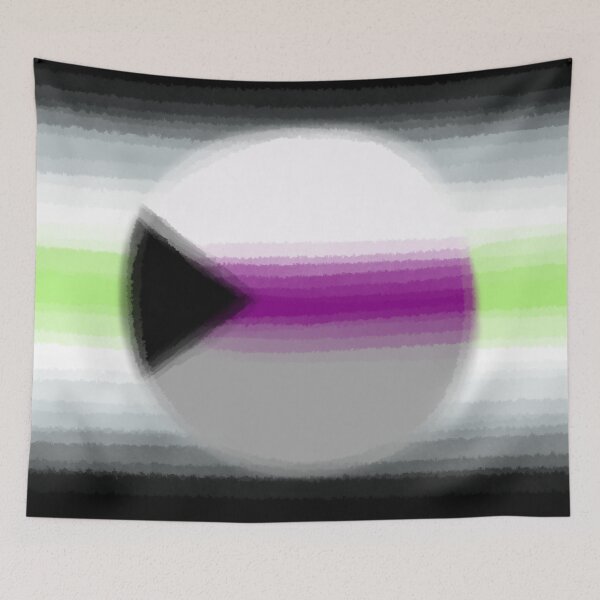 Item preview, Watercolor Agender Demisexual Pride Flag designed and sold by Sum-Thangs.