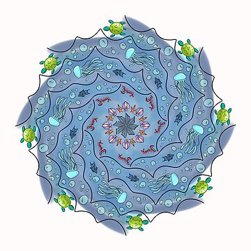 Artwork thumbnail, Ocean Mandala by ArtOfFlynn