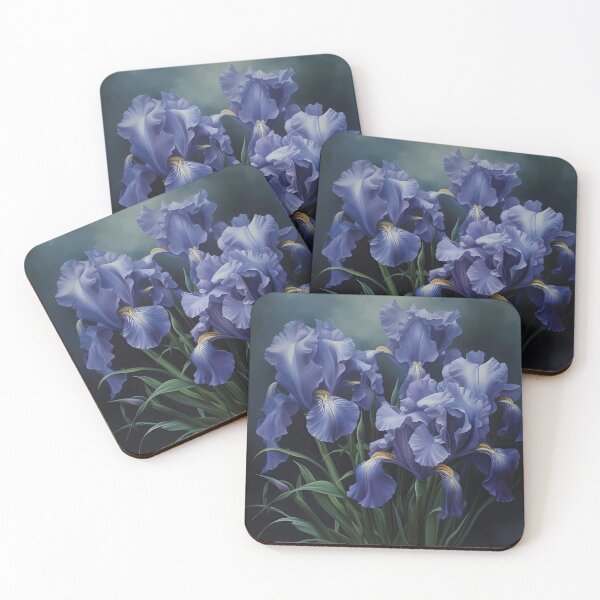 Item preview, Blue Irises  designed and sold by Vanover Designs.
