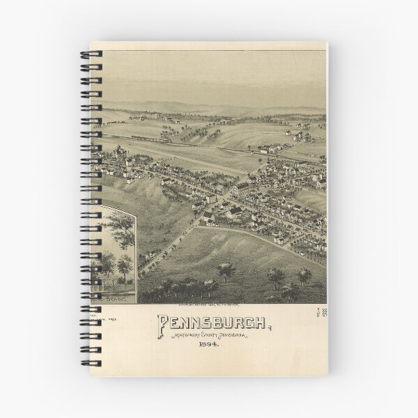 Item preview, Pennsburgh, Pennsylvania (1894) designed and sold by allhistory.