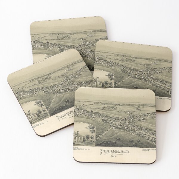 Item preview, Pennsburgh, Pennsylvania (1894) designed and sold by allhistory.