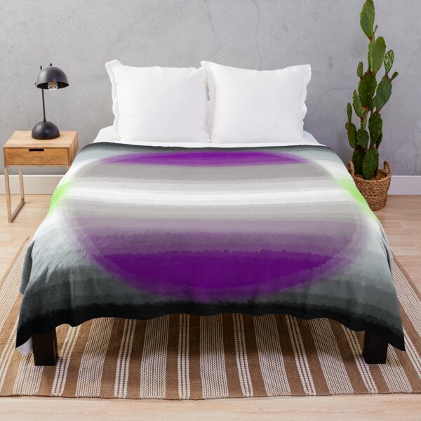 Aperçu de l'œuvre Watercolor Agender Greysexual Pride Flag créée et vendue par Sum-Thangs.