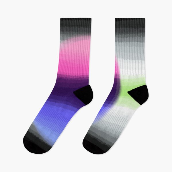 Aperçu de l'œuvre Watercolor Agender Omnisexual Pride Flag créée et vendue par Sum-Thangs.