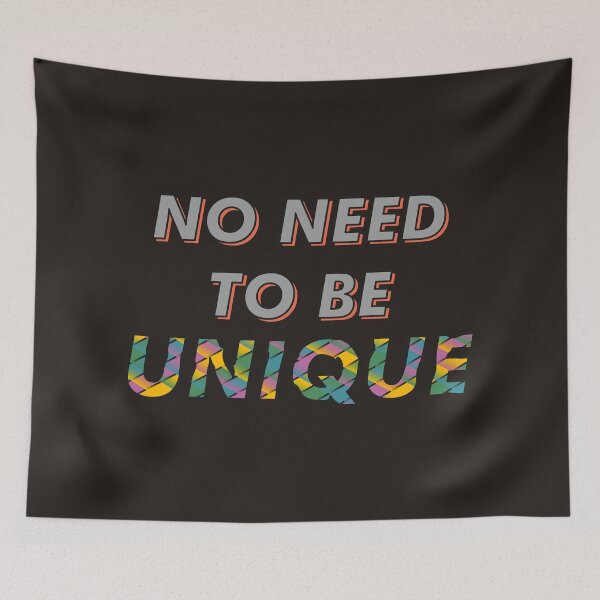 Item preview, No need to be UNIQUE - Be Normal designed and sold by Agni Designs.