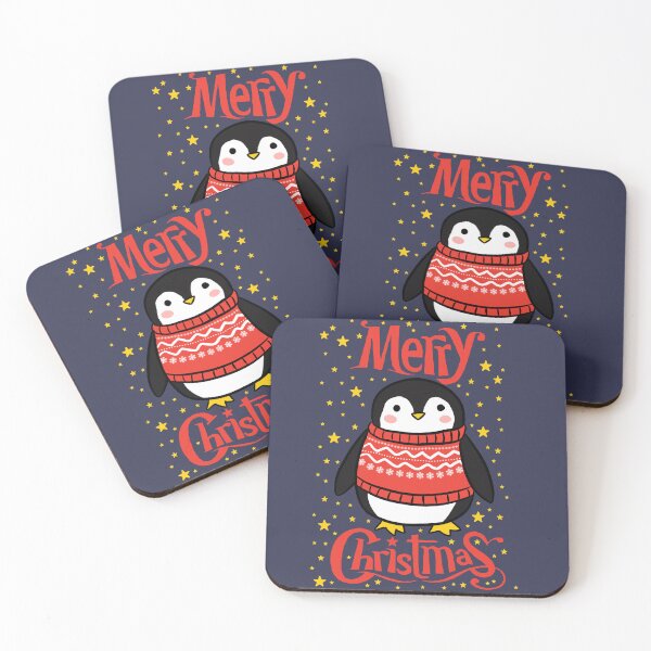 Item preview, Merry Christmas Cute christmas penguin  designed and sold by Yarafantasyart.