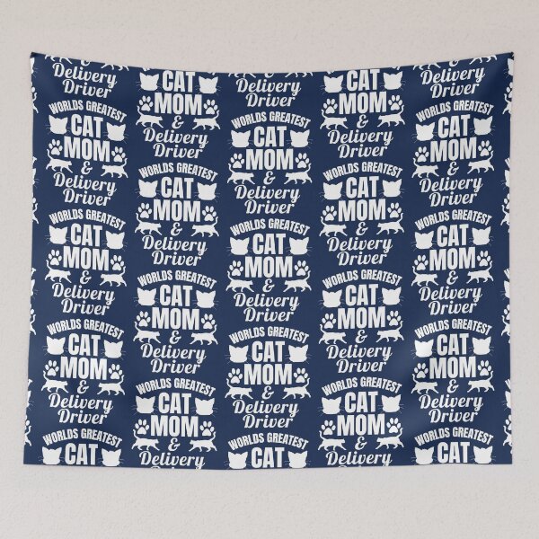 Item preview, Worlds Greatest Cat Mom And Delivery Driver | Featuring An Alternative Design On Selected Products designed and sold by McThingummy.