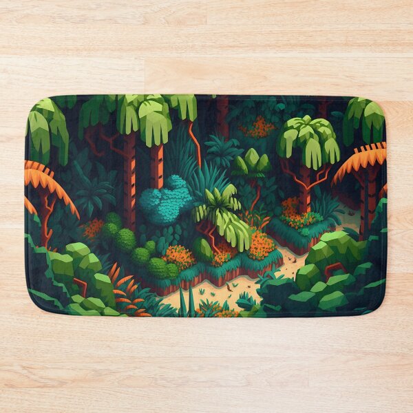 Item preview, Geometric shapes forest pattern designed and sold by NavyPanda.