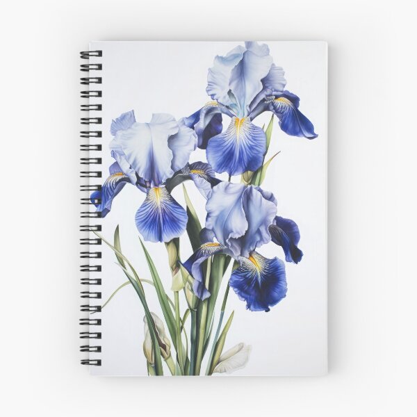 Item preview, Blue Irises  designed and sold by Vanover Designs.