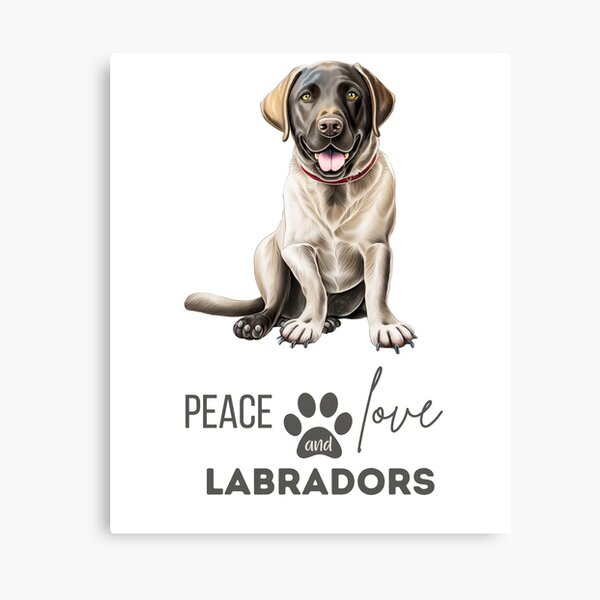Artikel-Vorschau von Frieden, Liebe und Labradors niedlicher Doglovers-Entwurf, designt und verkauft von KortsaCrea.