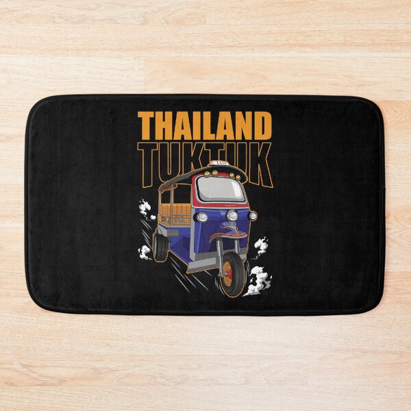 Item preview, Thailand Tuk-Tuk Taxi vintage style in Bangkok digital art designed and sold by SetthaSK.