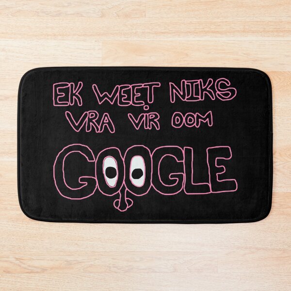 Item preview, Ek weet niks vra vir oom google (pink) designed and sold by Hypnotees.