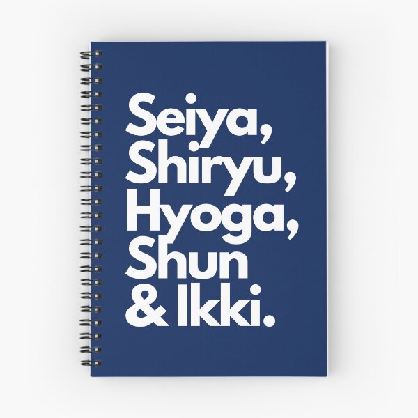 Item preview, Seiya, Shiryu, Hyoga, Shun & Ikki (white) designed and sold by Film-T-Shirts.
