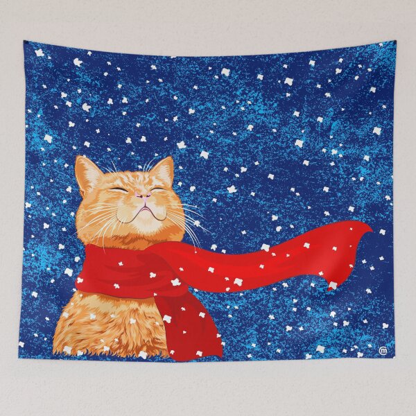 Item preview, Tabby loves Snow designed and sold by . VectorInk.