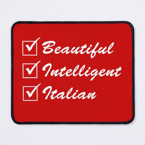 Item preview, Beautiful Intelligent Italian designed and sold by jaycartoonist.