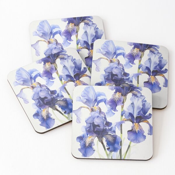Item preview, Blue Irises  designed and sold by Vanover Designs.