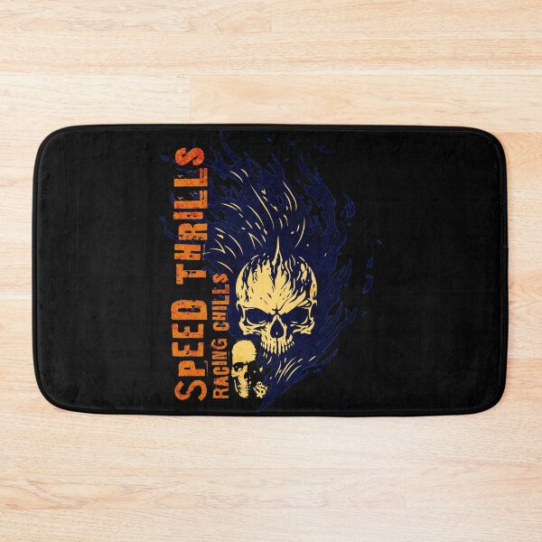 Item preview, Speed Thrills, Racing Chills Skull Dollar Skull Face Fast Racer Drag Racing Motorcycle Racing Street Racing Cars Skull Face  designed and sold by CarantinedChaos.