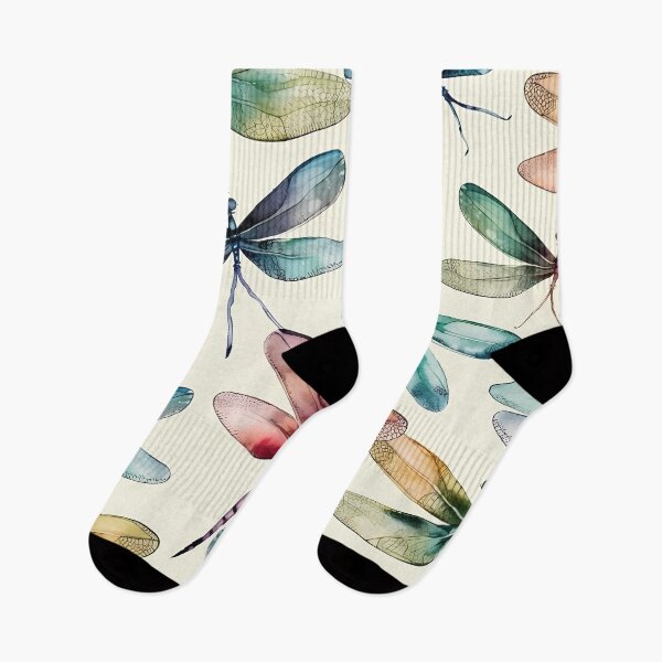 Item preview, Dragonfly Pattern : Watercolour and Ink designed and sold by MTJ-Mushrooms.