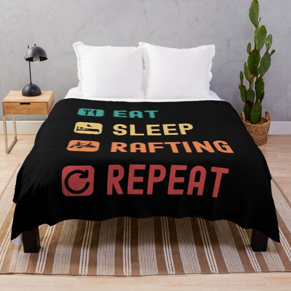 Item preview, Eat, sleep, rafting, repeat designed and sold by Gerald Waters.