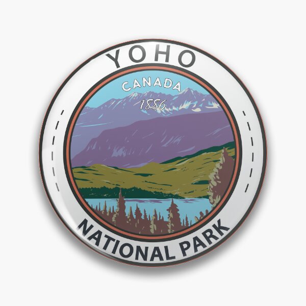 Item preview, Yoho National Park Canada Badge designed and sold by KrisSidDesigns.