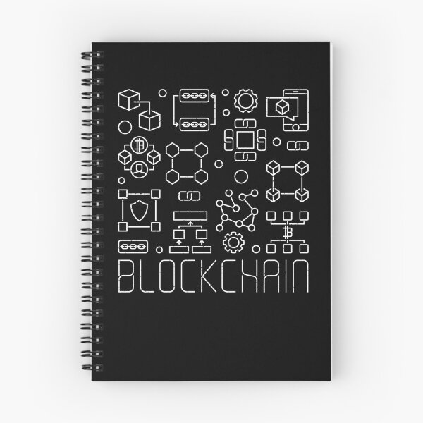 Item preview, Block Chain or Block-Chain Technology modern outline Distressed Square Shaped Design for block chain Geeks designed and sold by venomousvector.