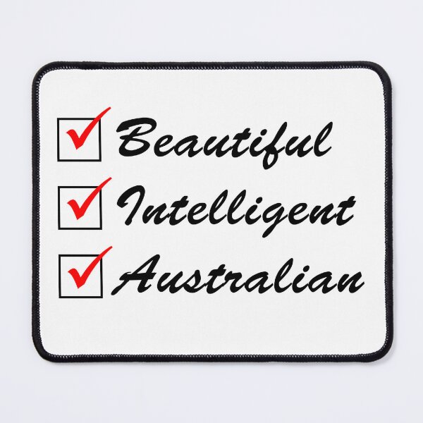 Item preview, Beautiful Intelligent Australian designed and sold by jaycartoonist.