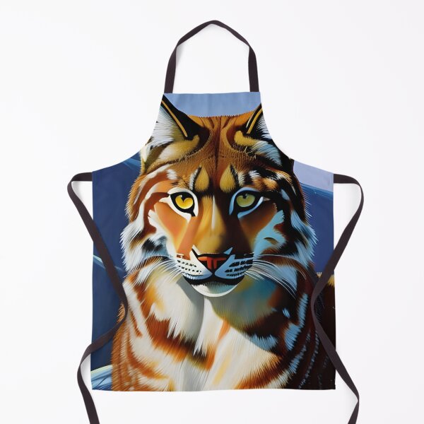 Item preview, Retrato de lince, empaste, Ai Generated Art designed and sold by ACC .