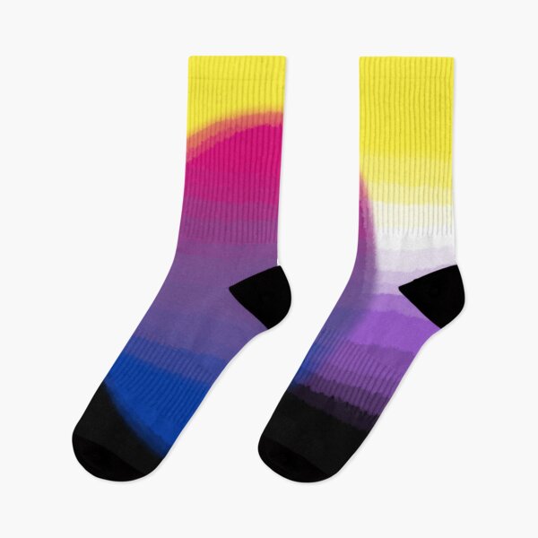 Item preview, Watercolor Non-Binary Bisexual Pride Flag designed and sold by Sum-Thangs.