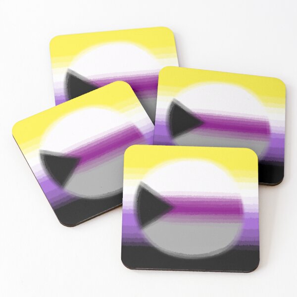 Item preview, Watercolor Non-Binary Demisexual Pride Flag designed and sold by Sum-Thangs.