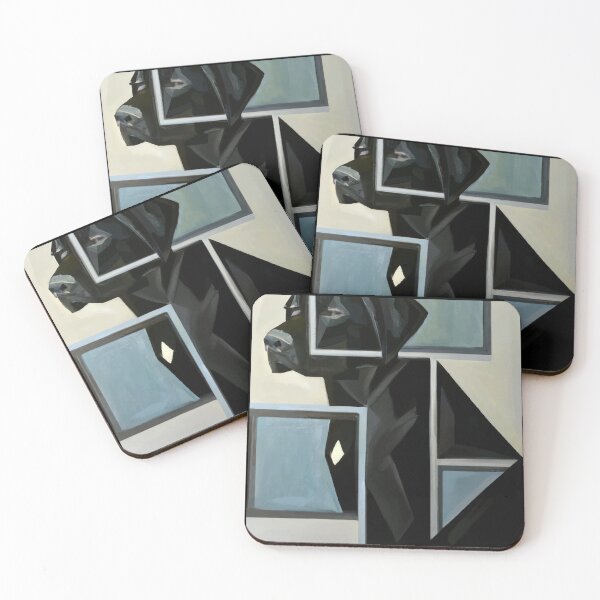 Item preview, Cubist Black Labrador Retriever designed and sold by jamiensj.