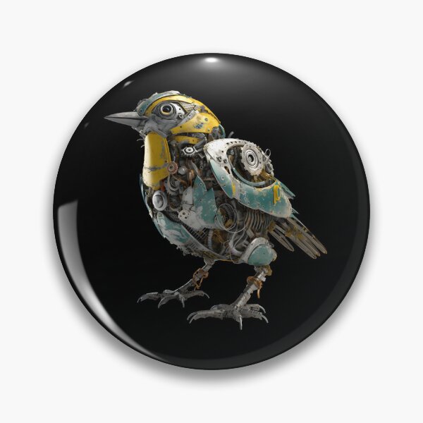 Item preview, Robot Warbler - Cyberpunk designed and sold by AllyFlorida.