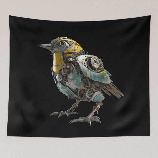 Item preview, Robot Warbler - Cyberpunk designed and sold by AllyFlorida.