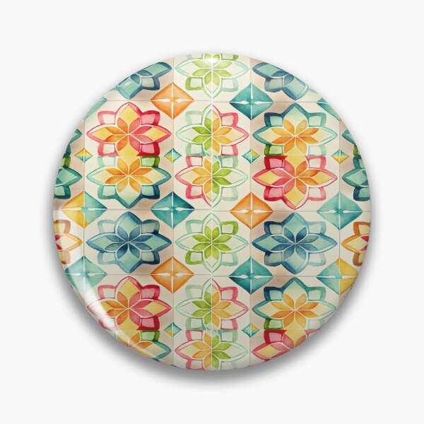 Artikelvorschau, Retro Tile Pattern 2 entworfen und verkauft von Gypsykiss.