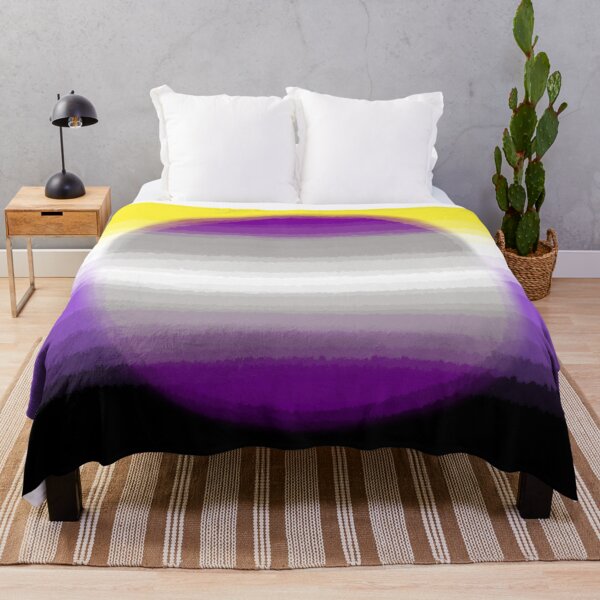 Item preview, Watercolor Non-Binary Greysexual Pride Flag designed and sold by Sum-Thangs.