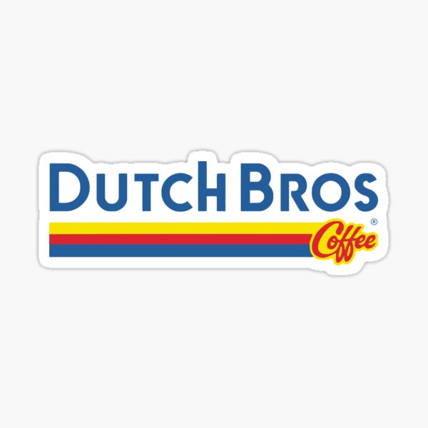  52Pcs Dutch Bros Stickers Pack, Aesthetic Vinyl
